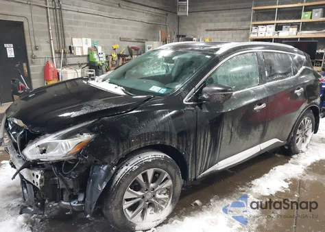 2015 Nissan Murano Sl from USA, damaged, VIN 5N1AZ2MH8FN208334